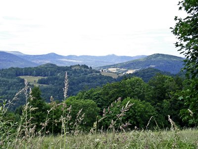 Berge der Rhön bei Wildflecken und Oberbach